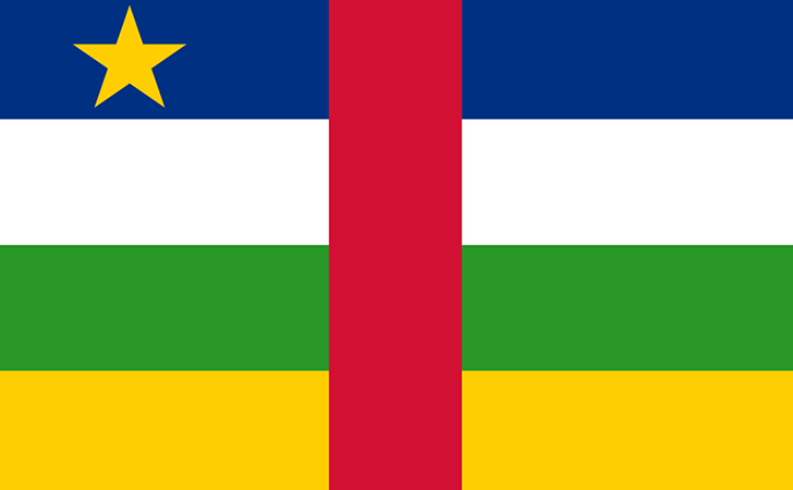 Central African Republic Flag