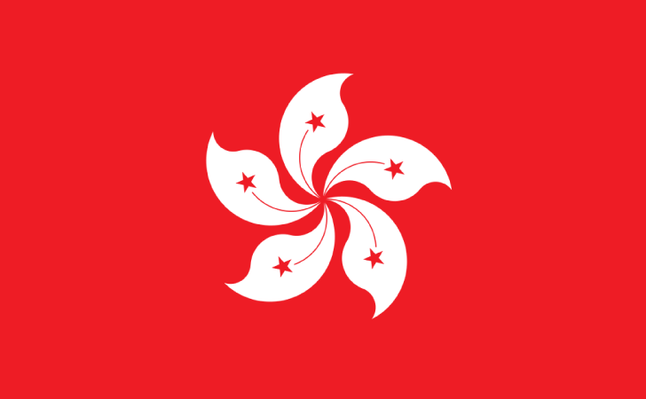 Hong Kong SAR, China Flag