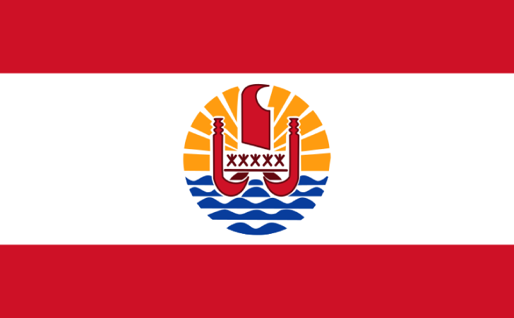 French Polynesia Flag
