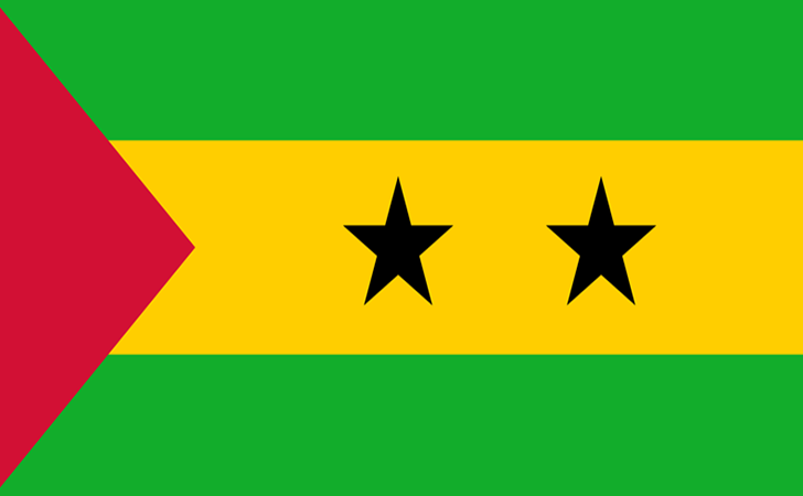 São Tomé and Principe Flag