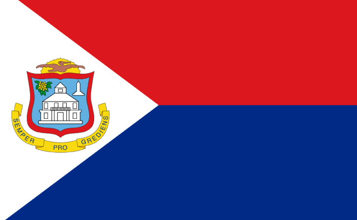 Sint Maarten (Dutch part) Flag