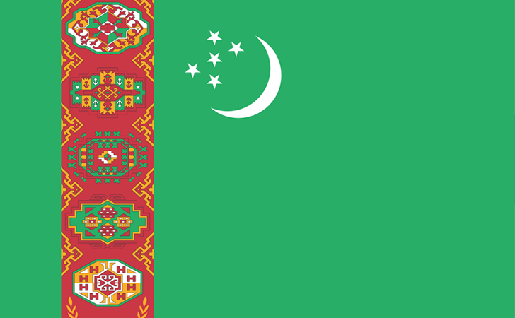 Turkmenistan Flag