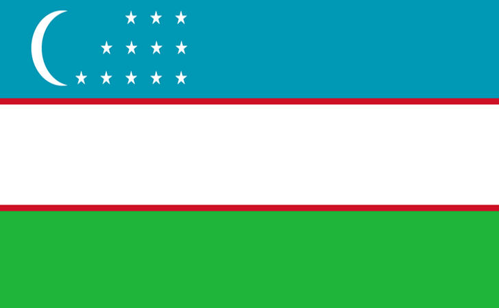 Uzbekistan Flag